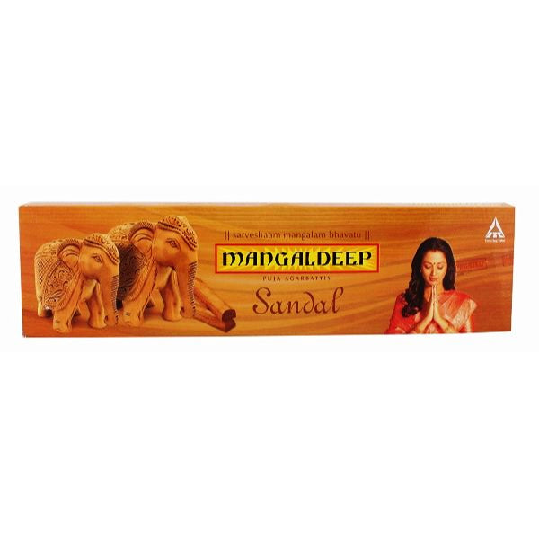 Sandal Puja Agarbatti - 12 Sticks | Incense Sticks/ Agarbathi/ Scent Sticks For Daily Pooja 12本