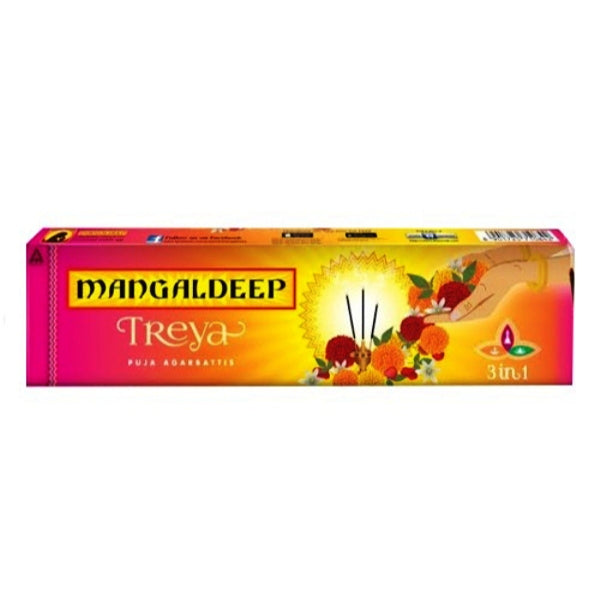 Treya Puja Agarbatties - 12 Sticks | Incense Sticks/ Agarbathi for Pooja 12本