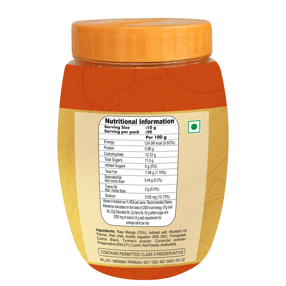 Patanjali Mango Pickle (500 g)