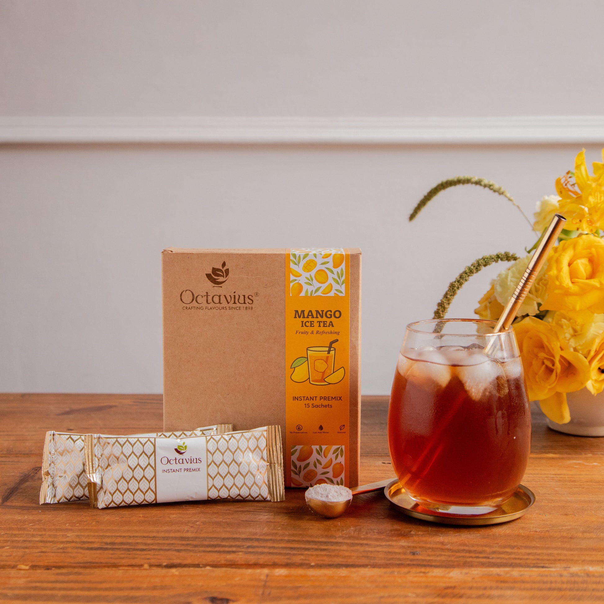 Mango Iced Tea Premix – 15 Sachets 15sachets