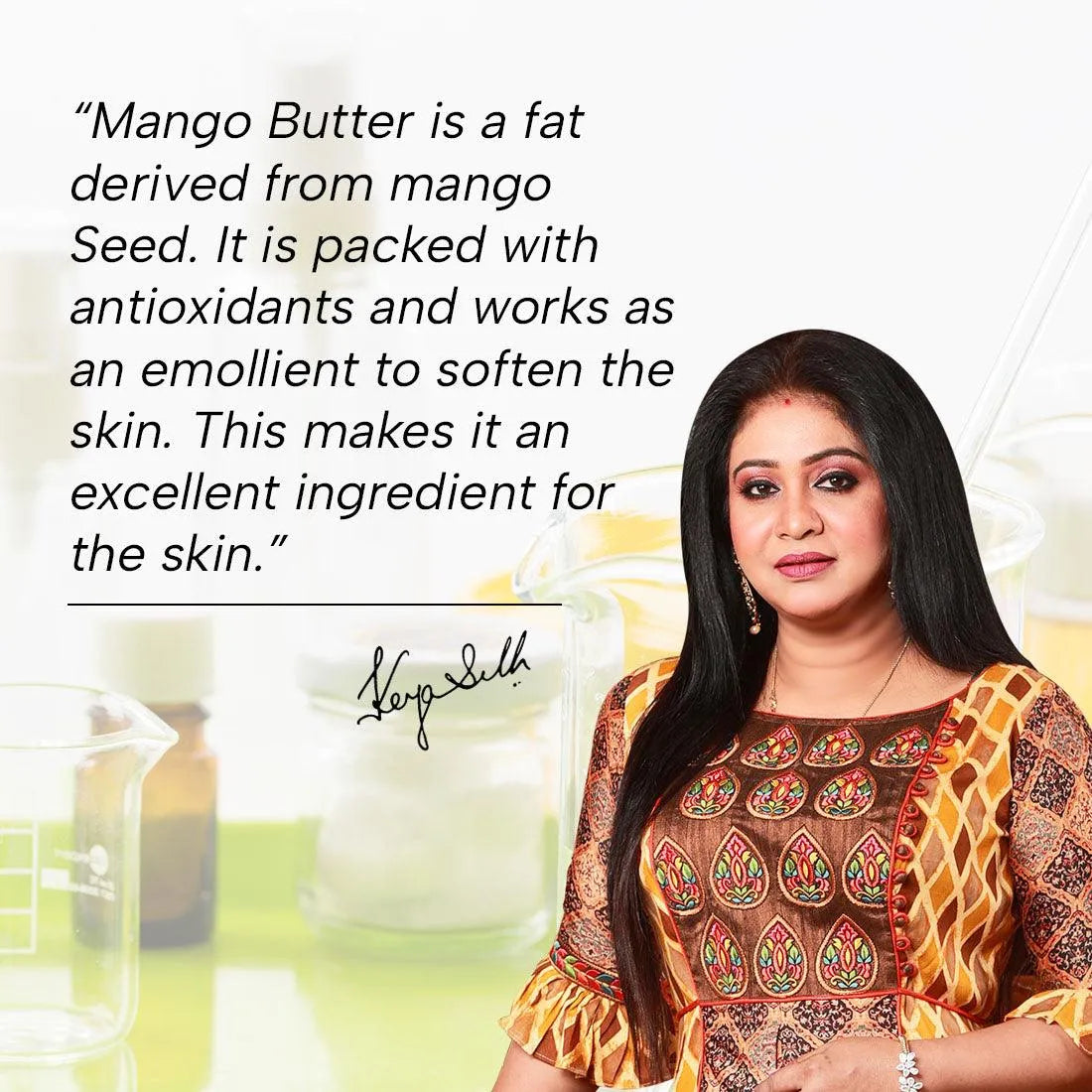 Lab Fresh Mango Body Butter Enriched with Rose & Geranium Oil for Long Last Moisturization & Nourishment for Men & Women All Skin Types 190g