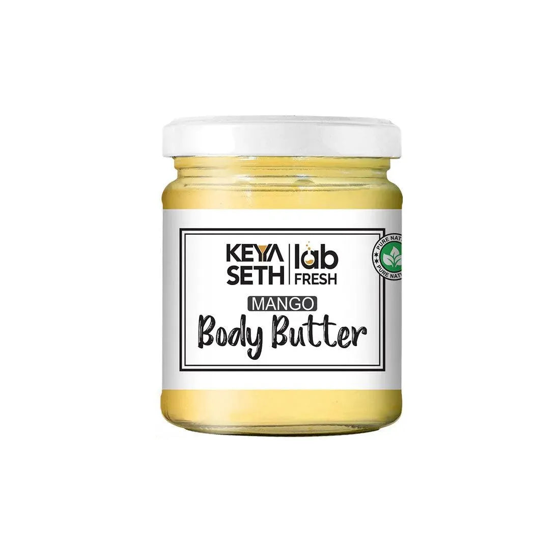 Lab Fresh Mango Body Butter Enriched with Rose & Geranium Oil for Long Last Moisturization & Nourishment for Men & Women All Skin Types 190g
