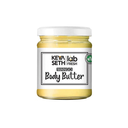 Lab Fresh Mango Body Butter Enriched with Rose & Geranium Oil for Long Last Moisturization & Nourishment for Men & Women All Skin Types 190g