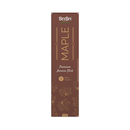 【Sri Sri Tattva】 Premium Maple Incense Sticks for Pooja (Agarbatti)｜ プレミアム メープル お香スティック（プージャ用・アガルバッティ）｜ 225g
