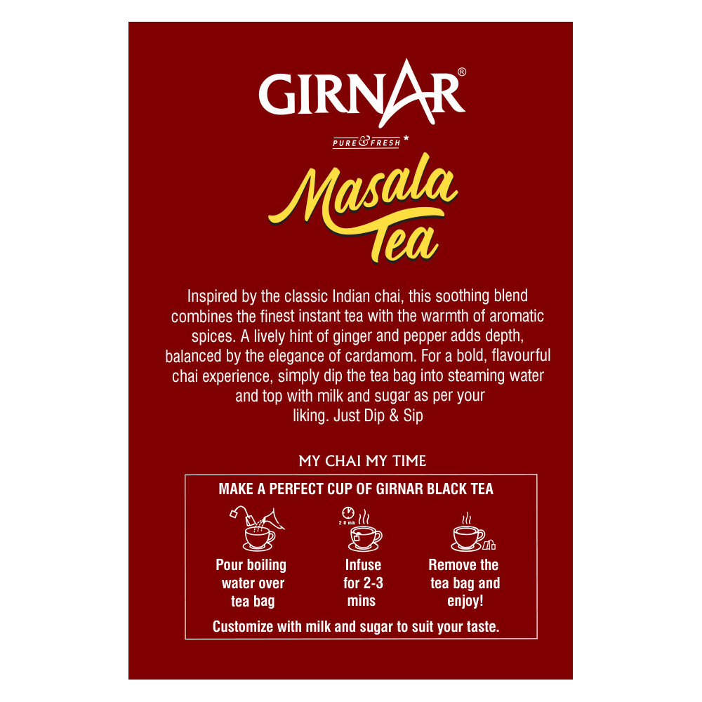 Black Tea Bags - Masala Tea 25 Tea Bags