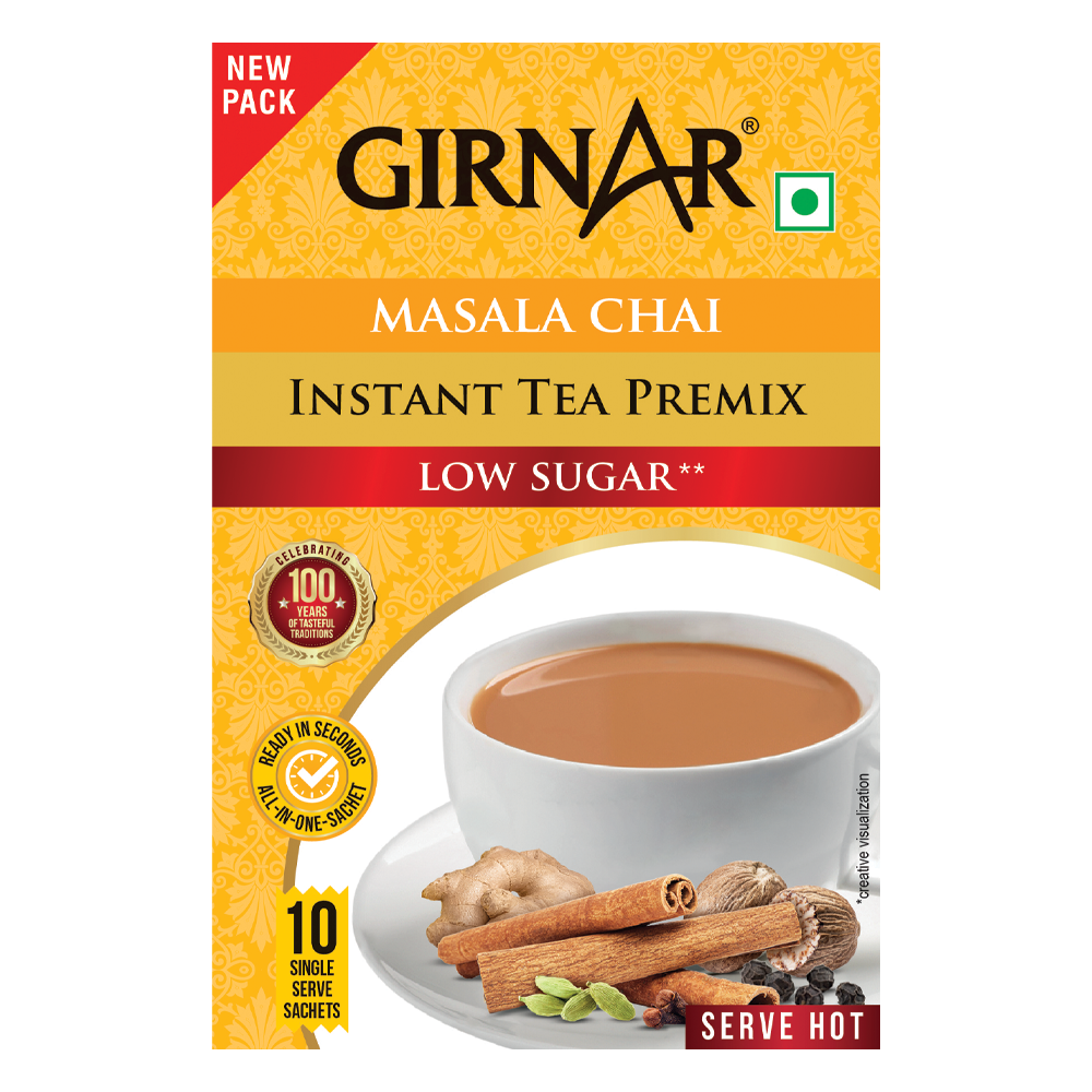 Instant Tea Premix With Masala (Low Sugar) 10 Sachets