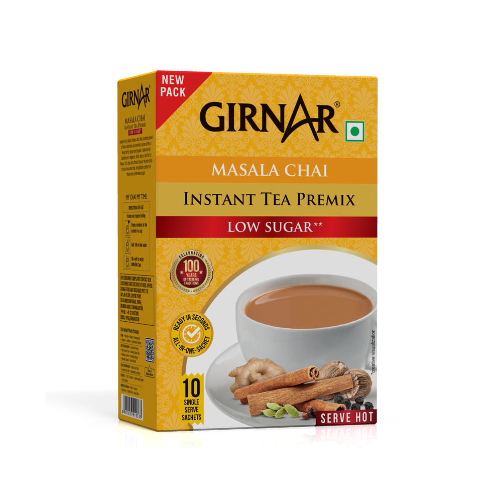 Instant Tea Premix With Masala (Low Sugar) 10 Sachets