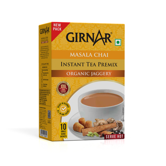 Instant Masala Chai Premix With Organic Jaggery 10 Sachets