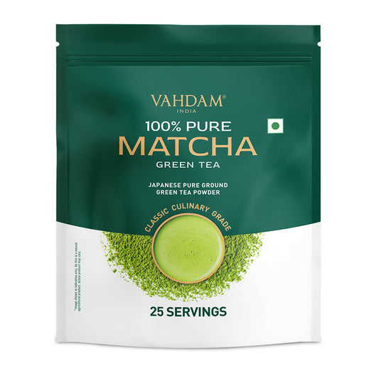 【VAHDAM】 Pure Japanese Matcha Green Tea, 50 g｜マッチャ グリーンティー｜50 g