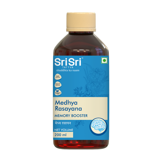 【Sri Sri Tattva】 Medhya Rasayana Syrup｜ メーディヤ・ラサーヤナ シロップ｜ 200ml