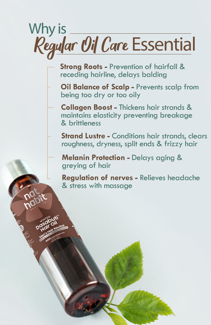 Men’s Hair Revital DASABUTI Winter Hair Oil 100ml