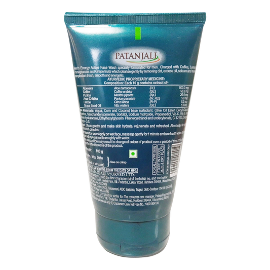 Men's Energy Active Face Wash (100 g)