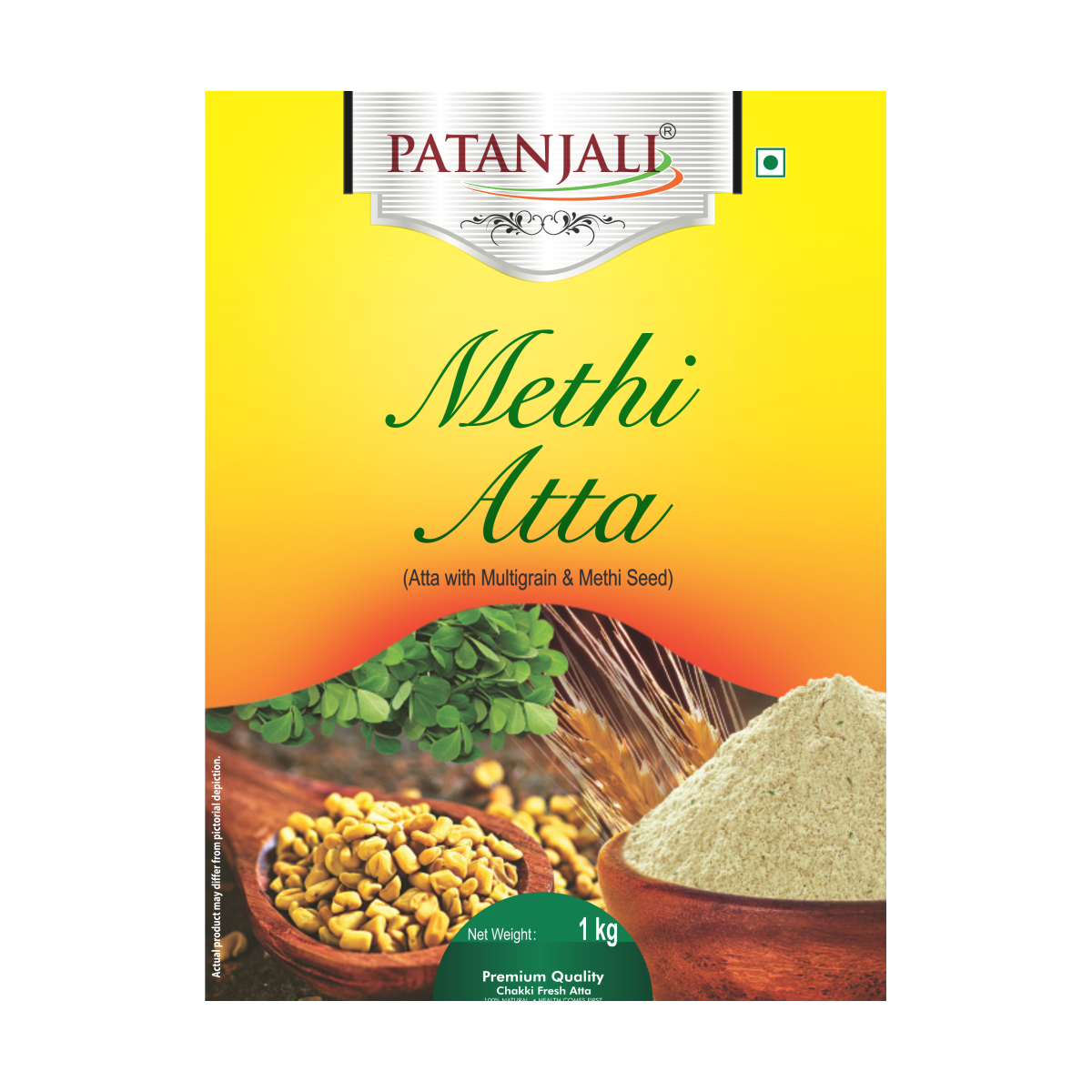 Patanjali Methi Atta (500 g)