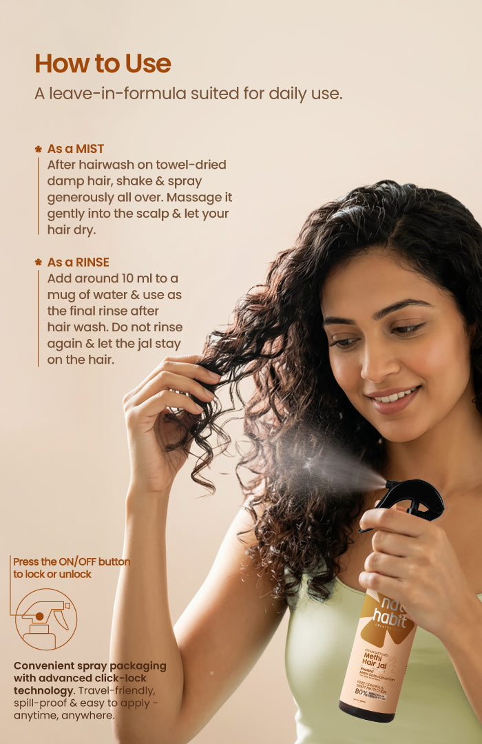 Methi Hair Jal Post-Wash Serum Spray 200ml