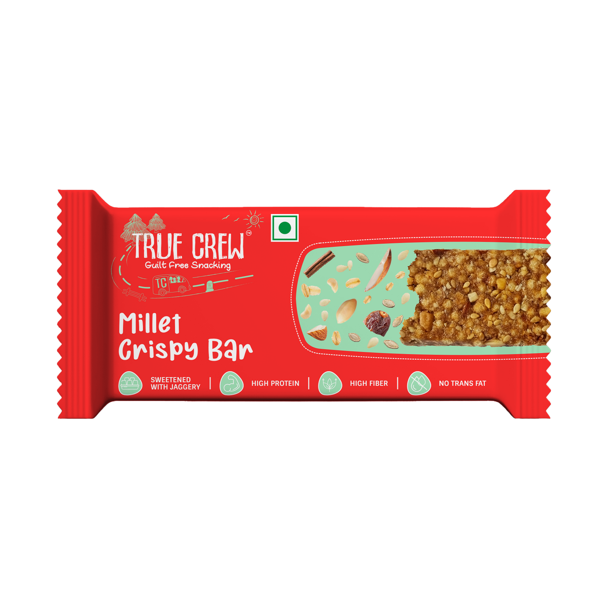 【Sri Sri Tattva】 Millet Crispy Bar｜ ミレット クリスピーバー｜ 25g