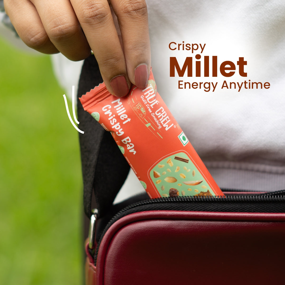 TRUE CREW - Millet Crispy Bar, 25 g 25g