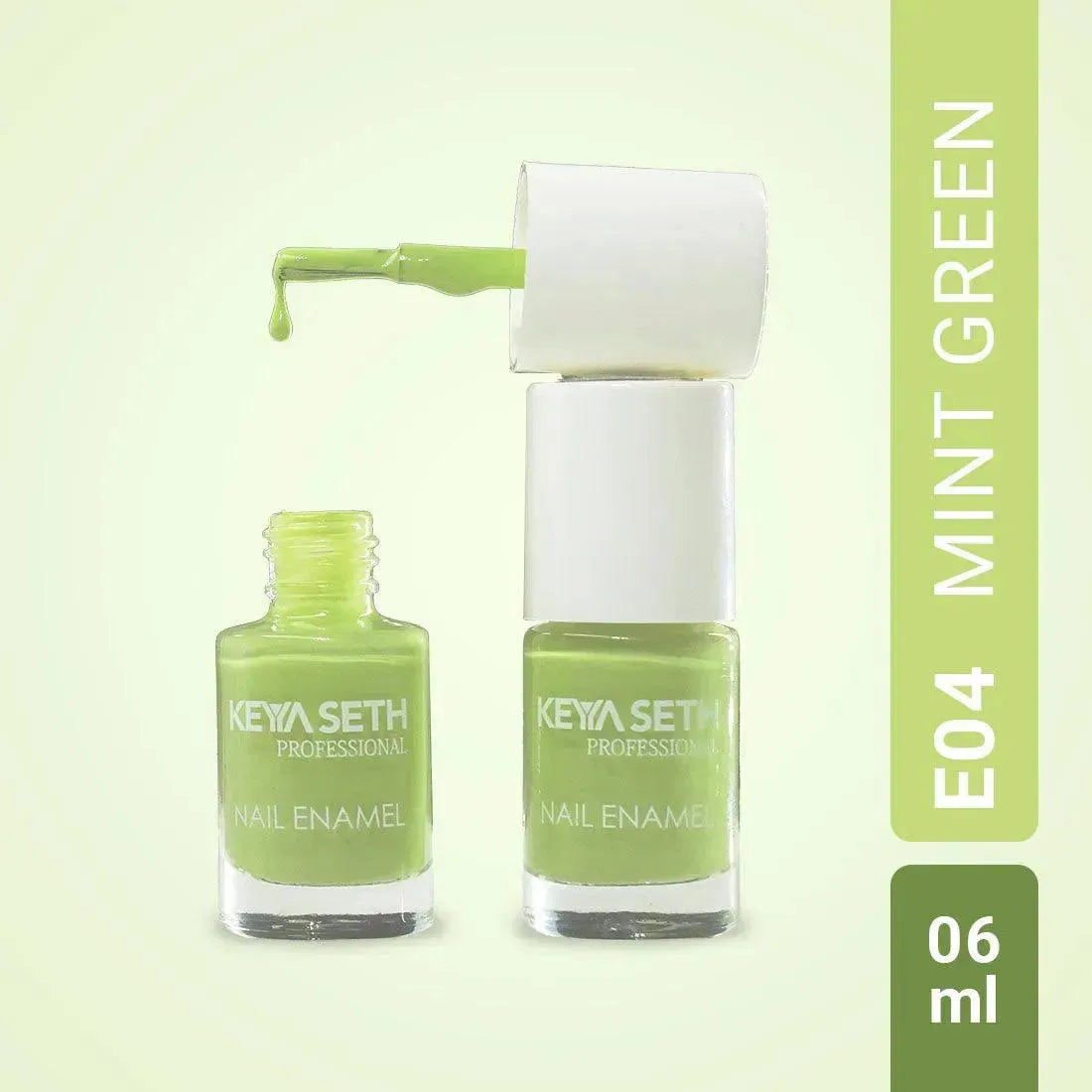 Mint Green Long Wear Nail Enamel Enriched with Vitamin E & Argan oil 100g