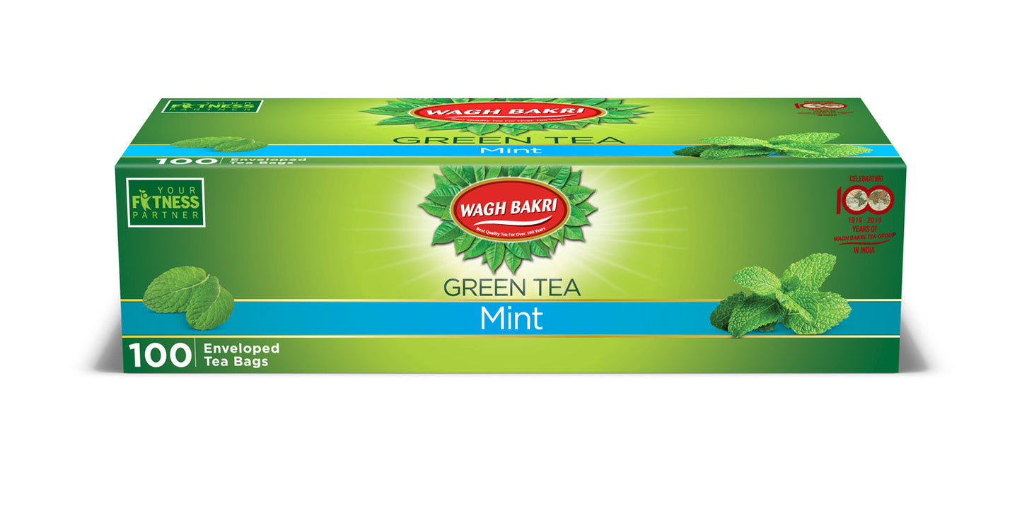 Mint Green Tea Bags