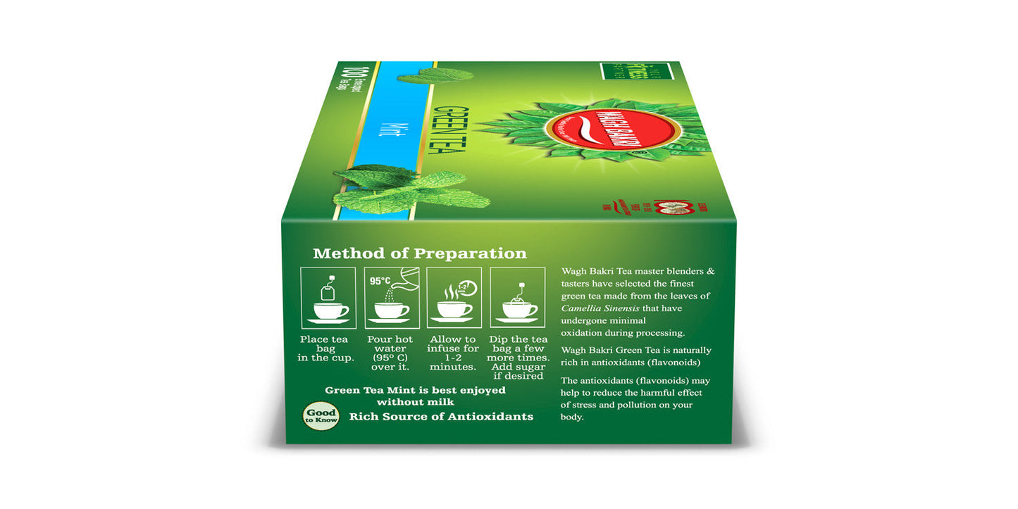 Mint Green Tea Bags