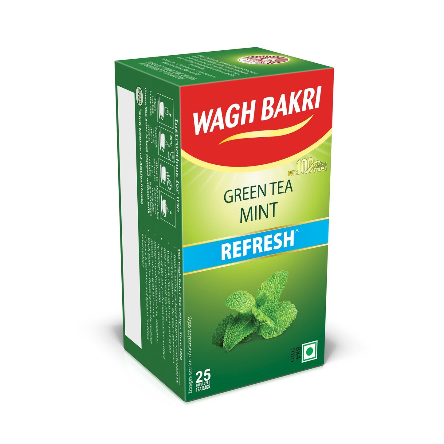 Mint Green Tea Bags