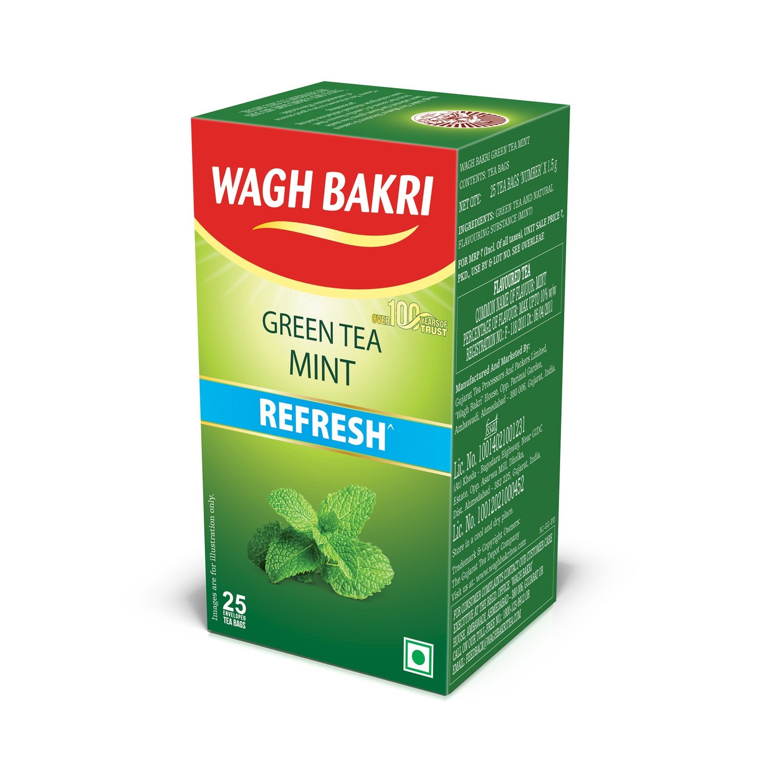 Mint Green Tea Bags
