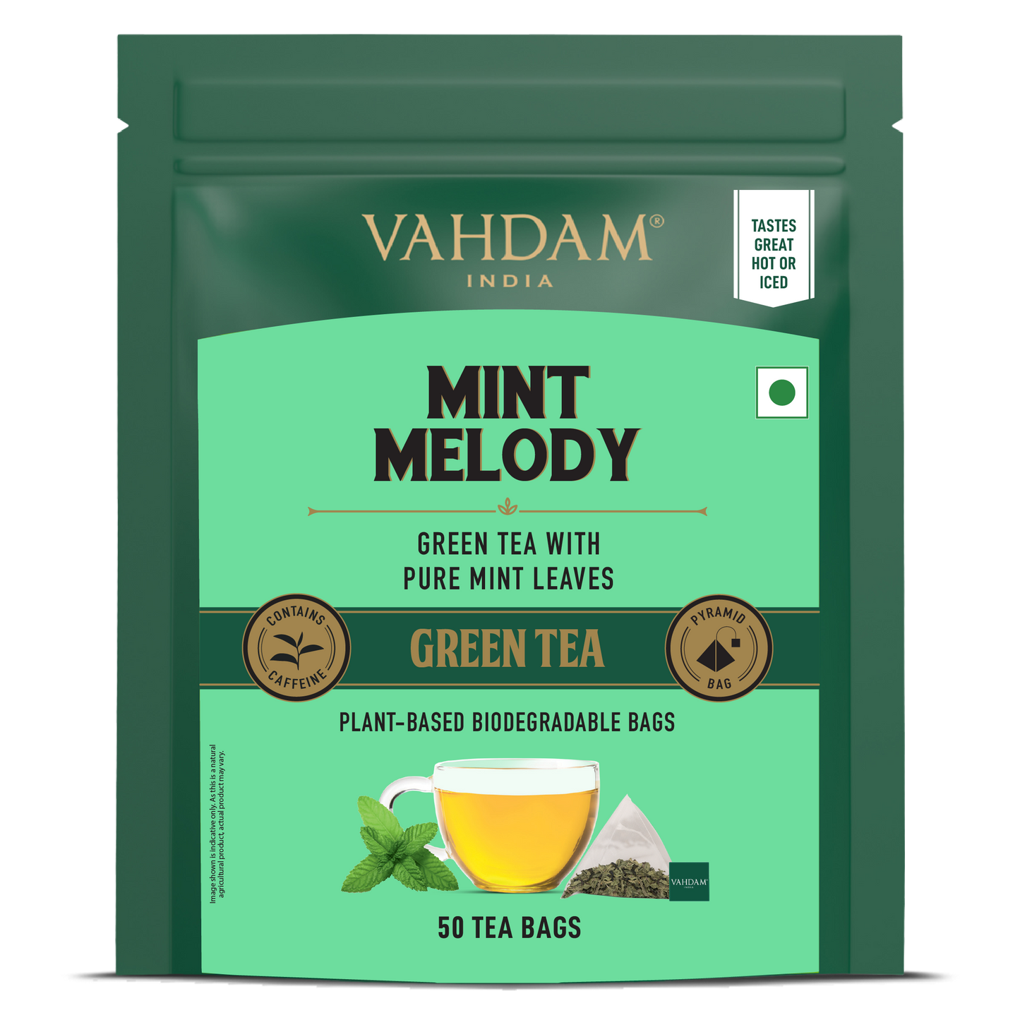 Mint Melody Green Tea, 50 Count 50 Count