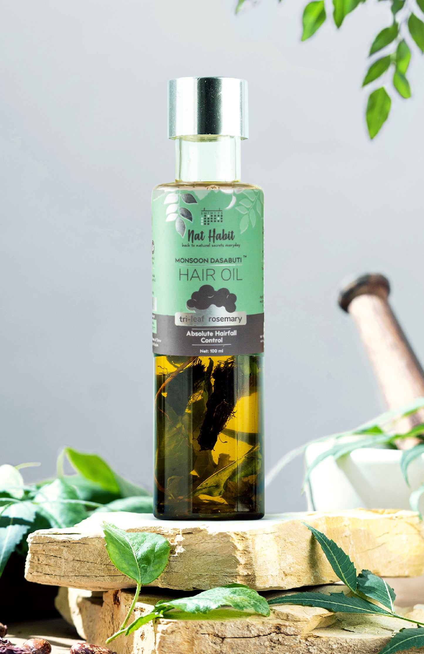 Tri-Leaf Rosemary Monsoon Hair Oil 100ml