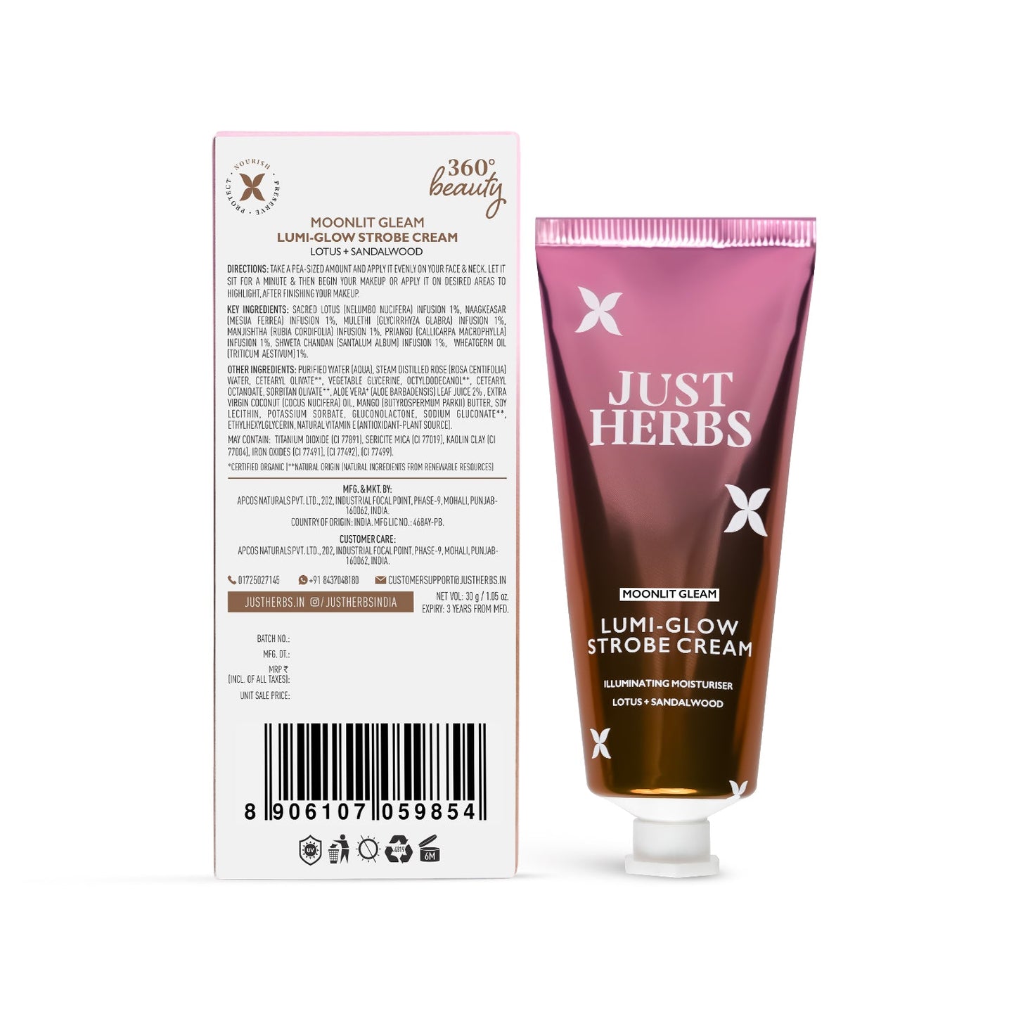 Lumi-glow Strobe Cream with Lotus and Sandalwood