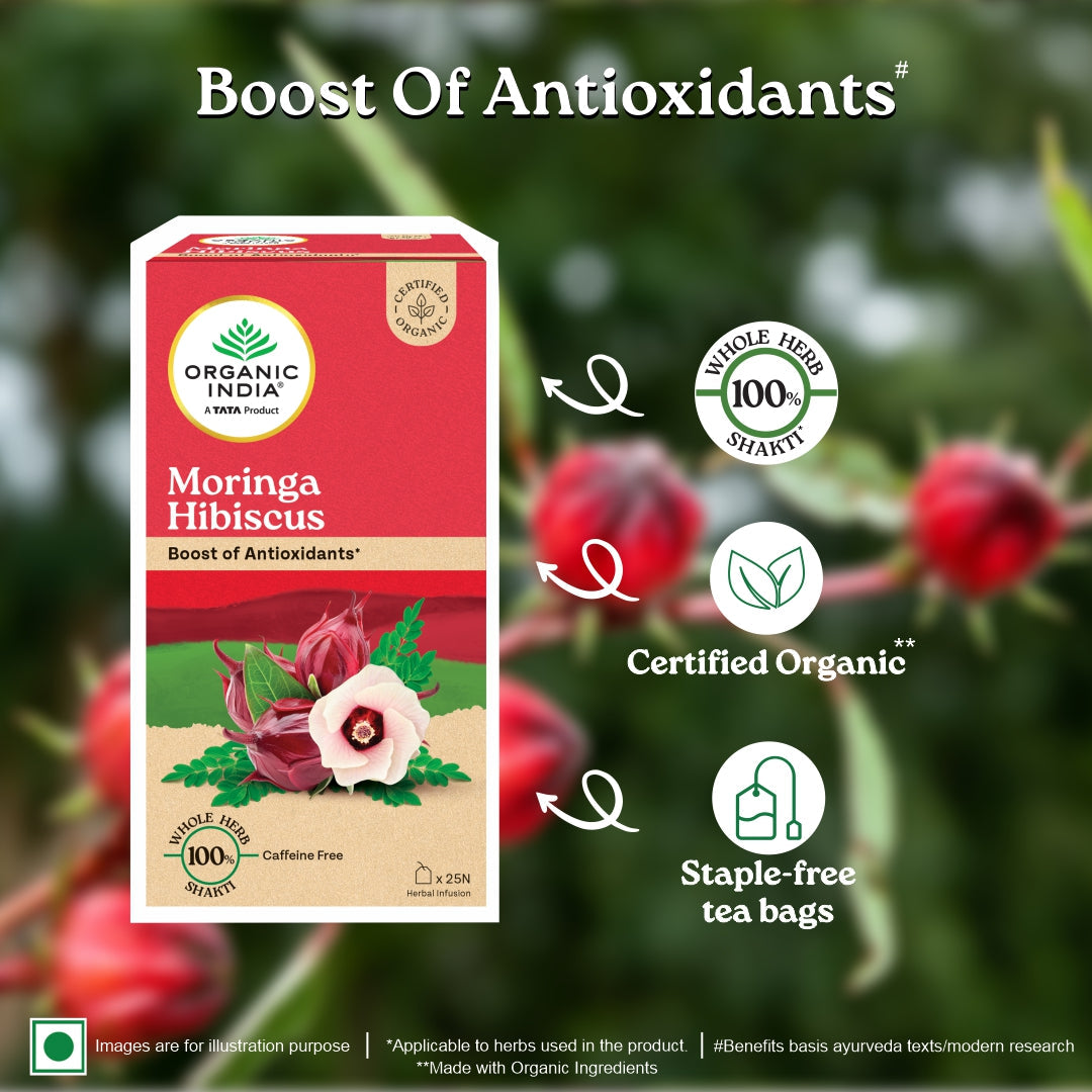 Moringa (Powder + Moringa Hibiscus Tea) Combo