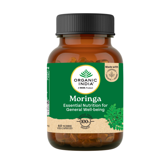 【Organic India】 Moringa Capsules｜モリンガ カプセル｜60 Capsules