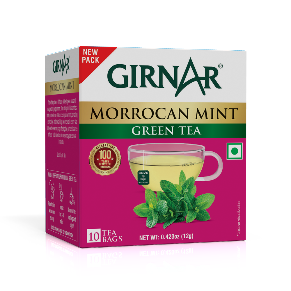 Green Tea Bags - Morrocan Mint 10 Tea Bags