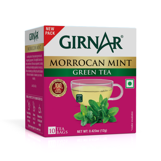 Green Tea Bags - Morrocan Mint 10 Tea Bags