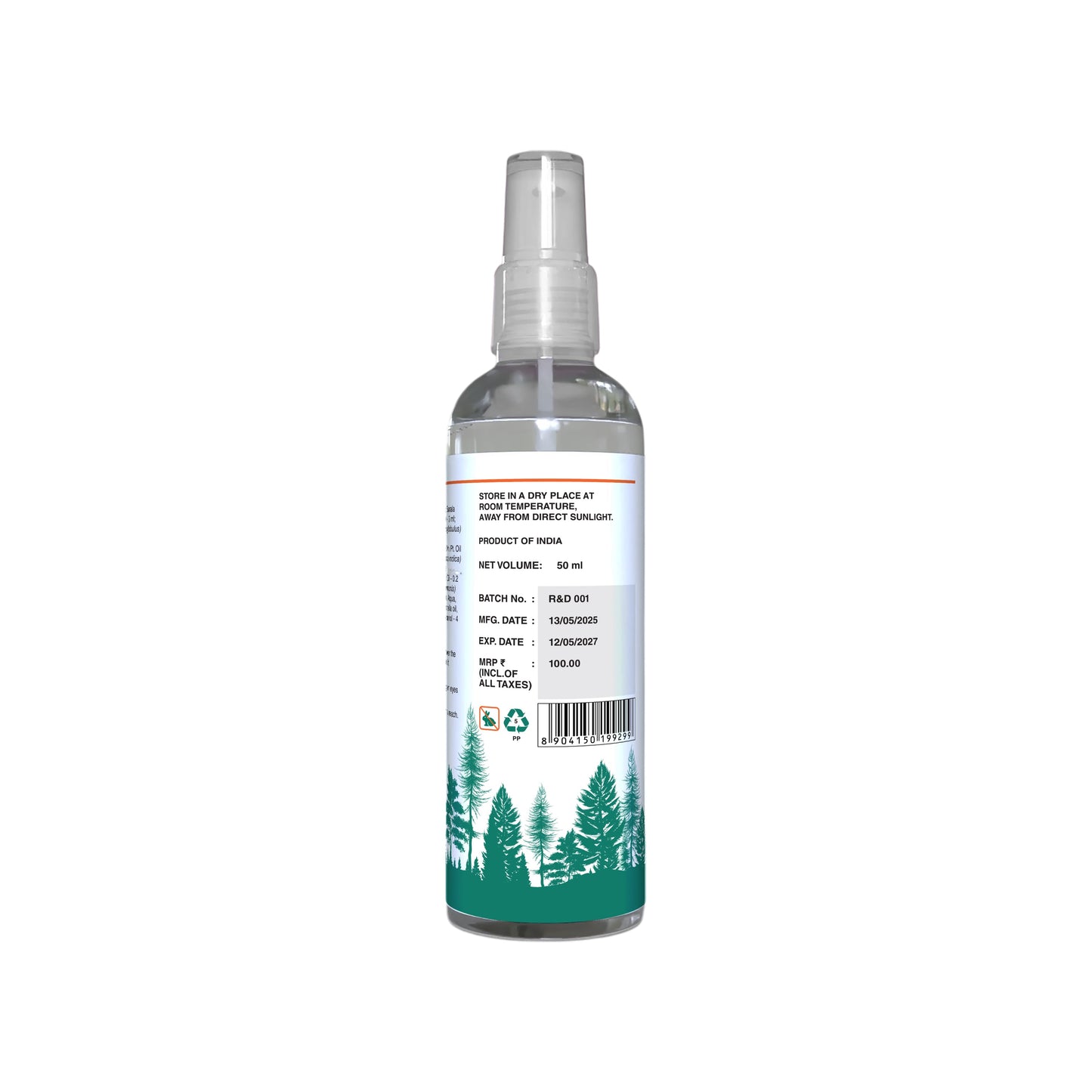 Mosquito Repellent - Long-Lasting Protection from Insects, 50ml 50ml