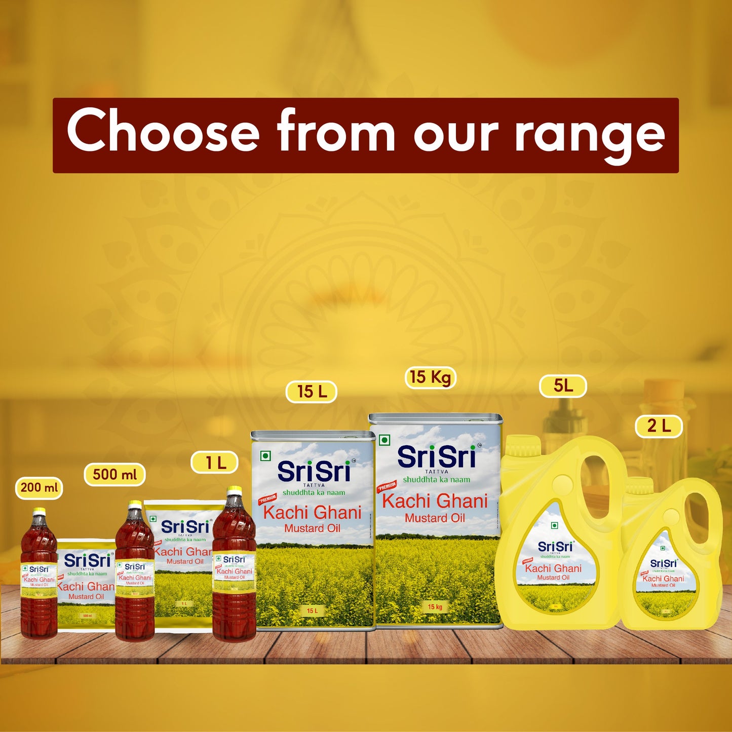 Premium Kachi Ghani Mustard Oil Bottle, 200 ml 200ml