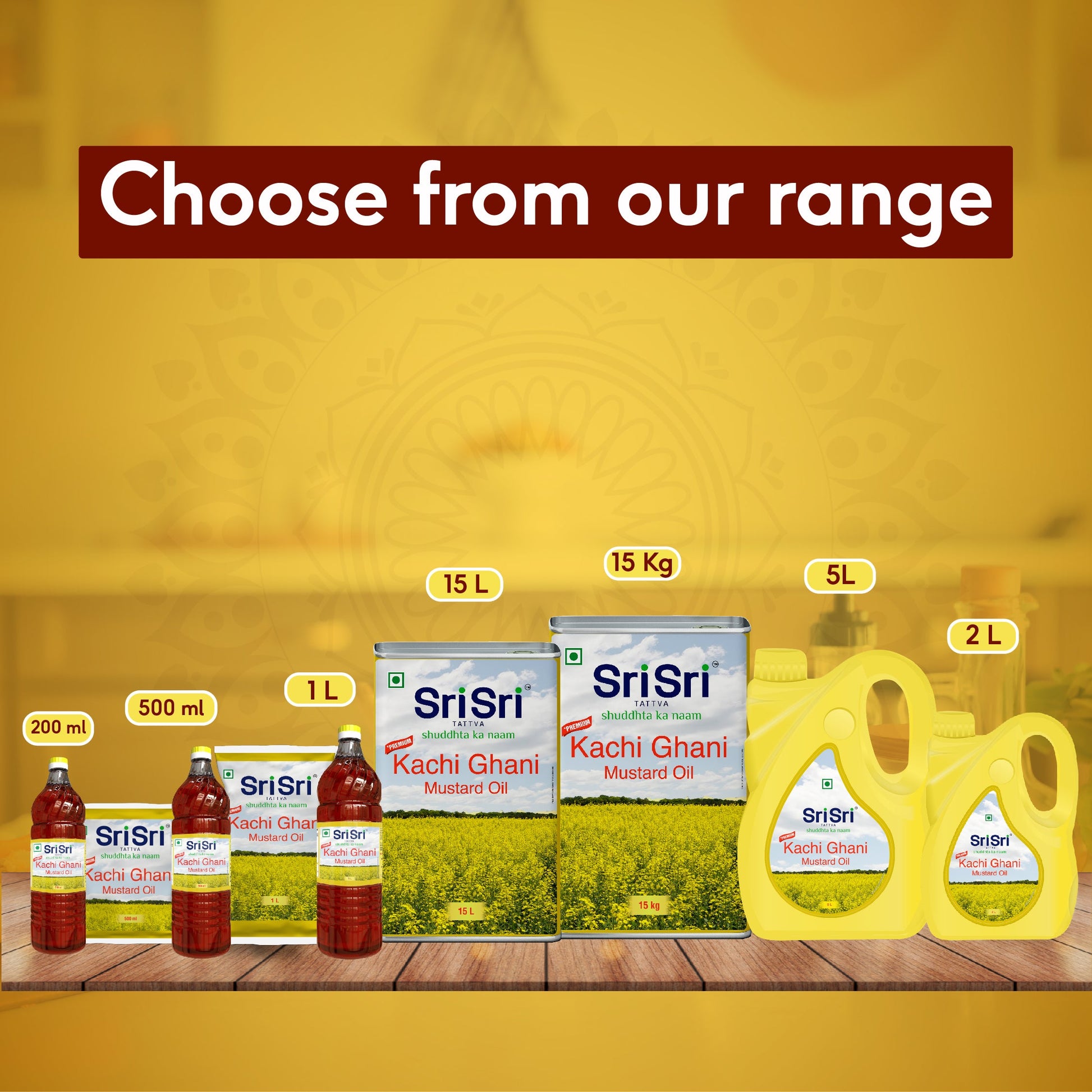 Premium Kachi Ghani Mustard Oil Bottle, 200 ml 200ml