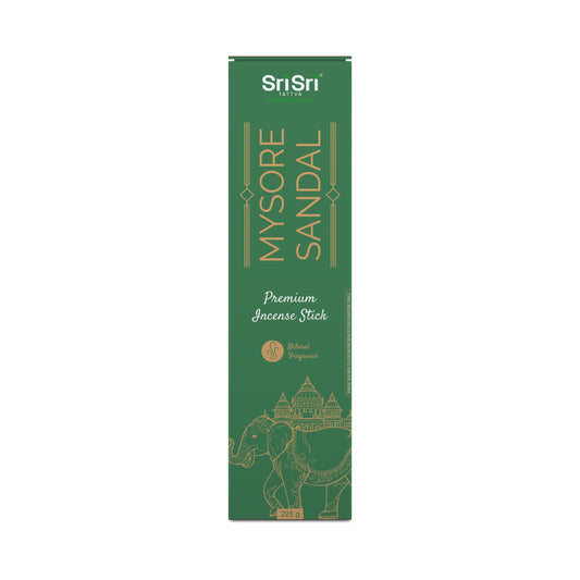 【Sri Sri Tattva】 Premium Mysore Sandal Incense Sticks for Pooja｜ プレミアム マイソールサンダル プージャ用お香スティック｜ 225g