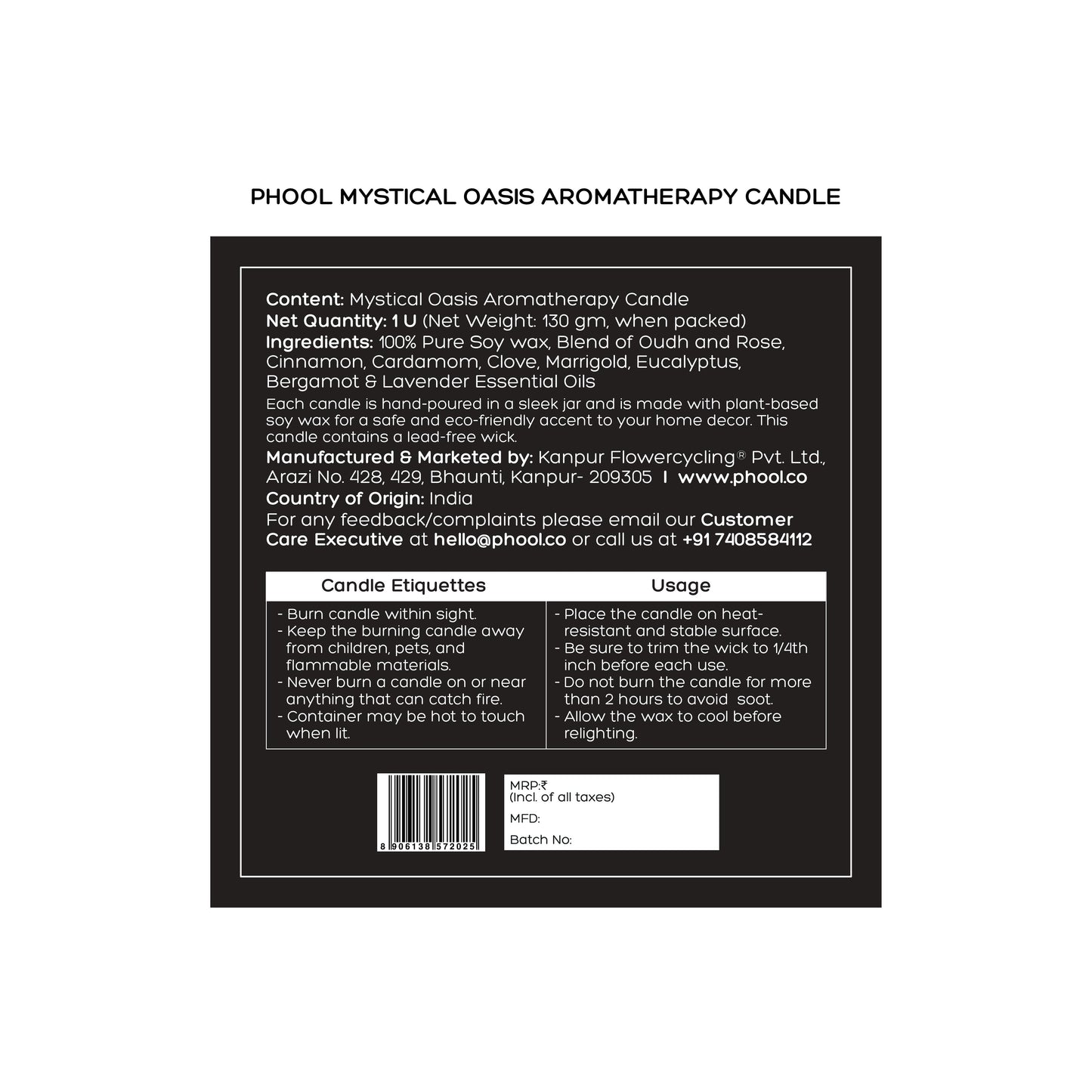 Mystical Oasis Soy Candle