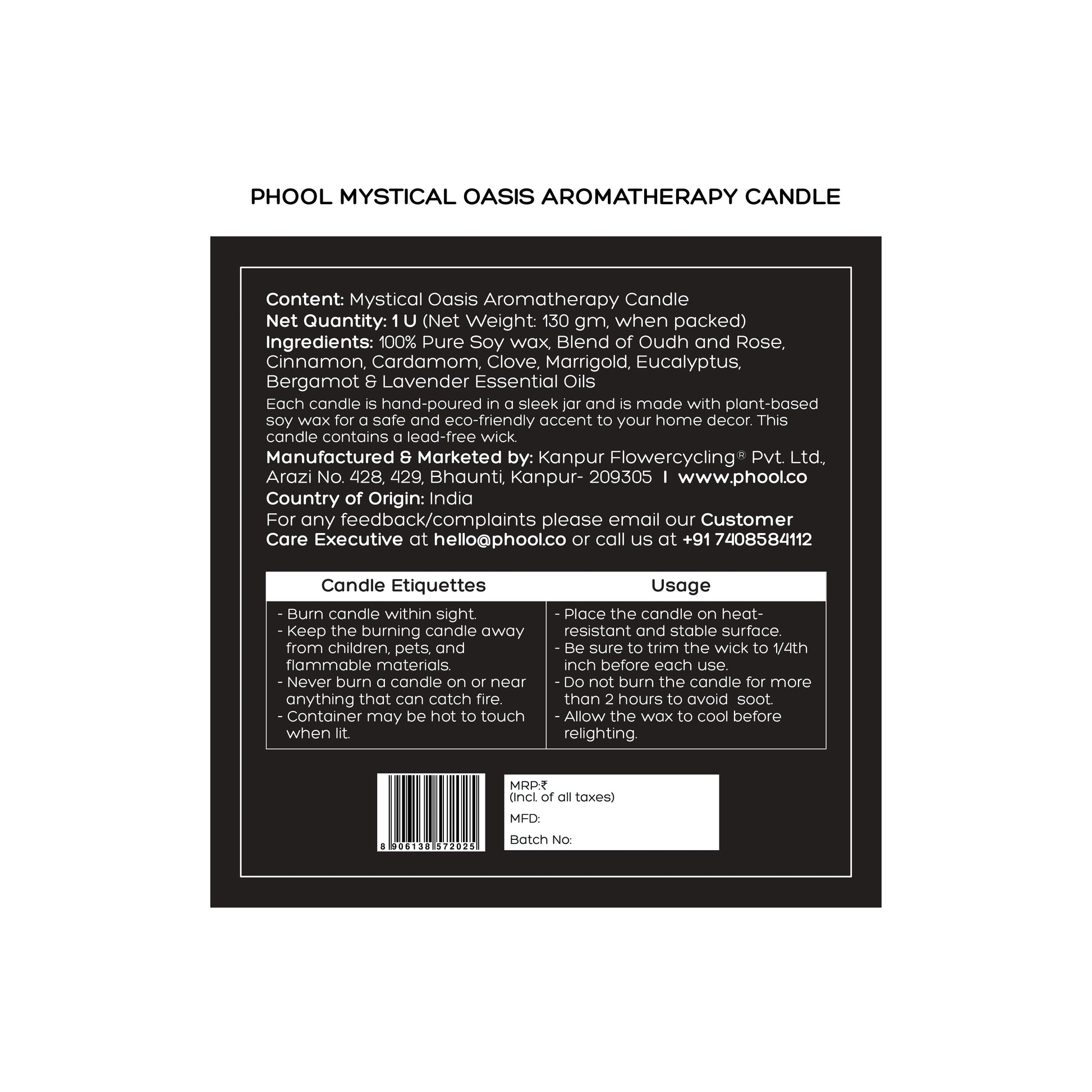Mystical Oasis Soy Candle