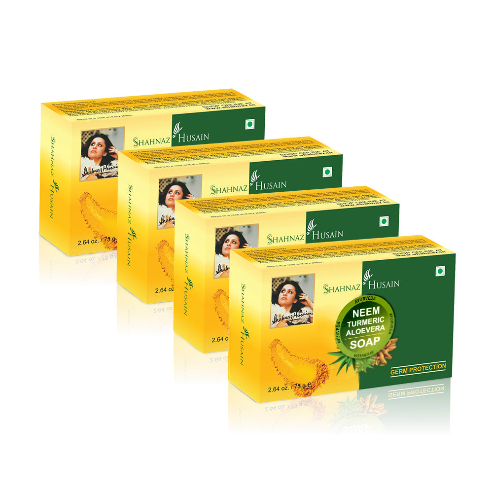 Neem Turmeric Aloevera Soap  X Pack of Four. 300g