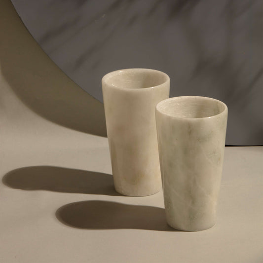 TIOATA GLASSES (SET OF 2) 7.5(縦) x 7.5(横) x 12.9(高さ); 直径: 7.5