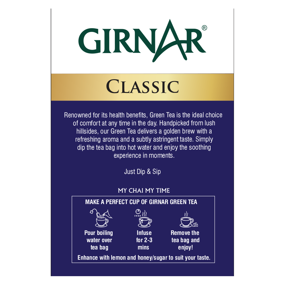 Green Tea Bags 25 Tea Bags