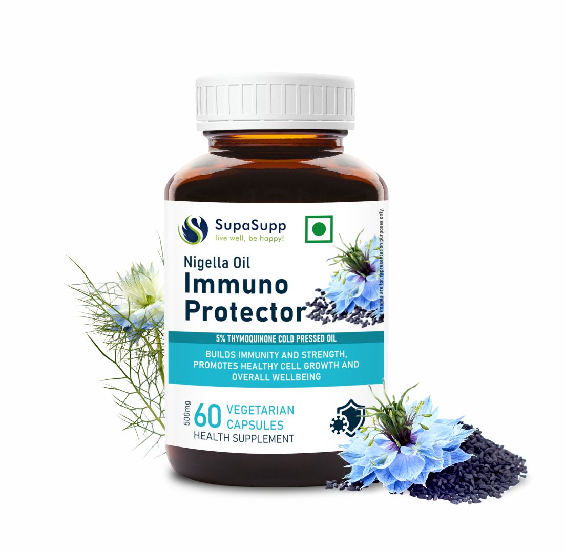 【Sri Sri Tattva】 Nigella Oil Immuno Protector｜ ニゲラオイル イミュノプロテクター｜ 60ベジカプセル 500mg