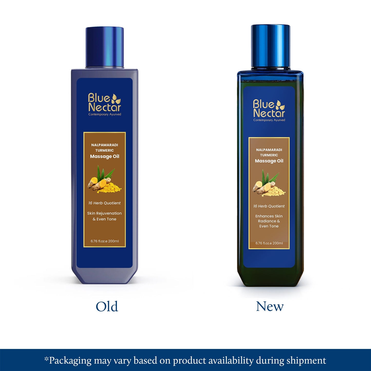 Nalpamaradi Thailam - Skin Brightening Oil with Turmeric for Body and Face (16 herbs) 200ml