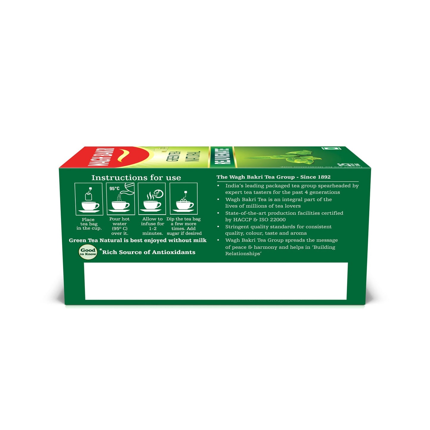 Natural Green Tea Bags