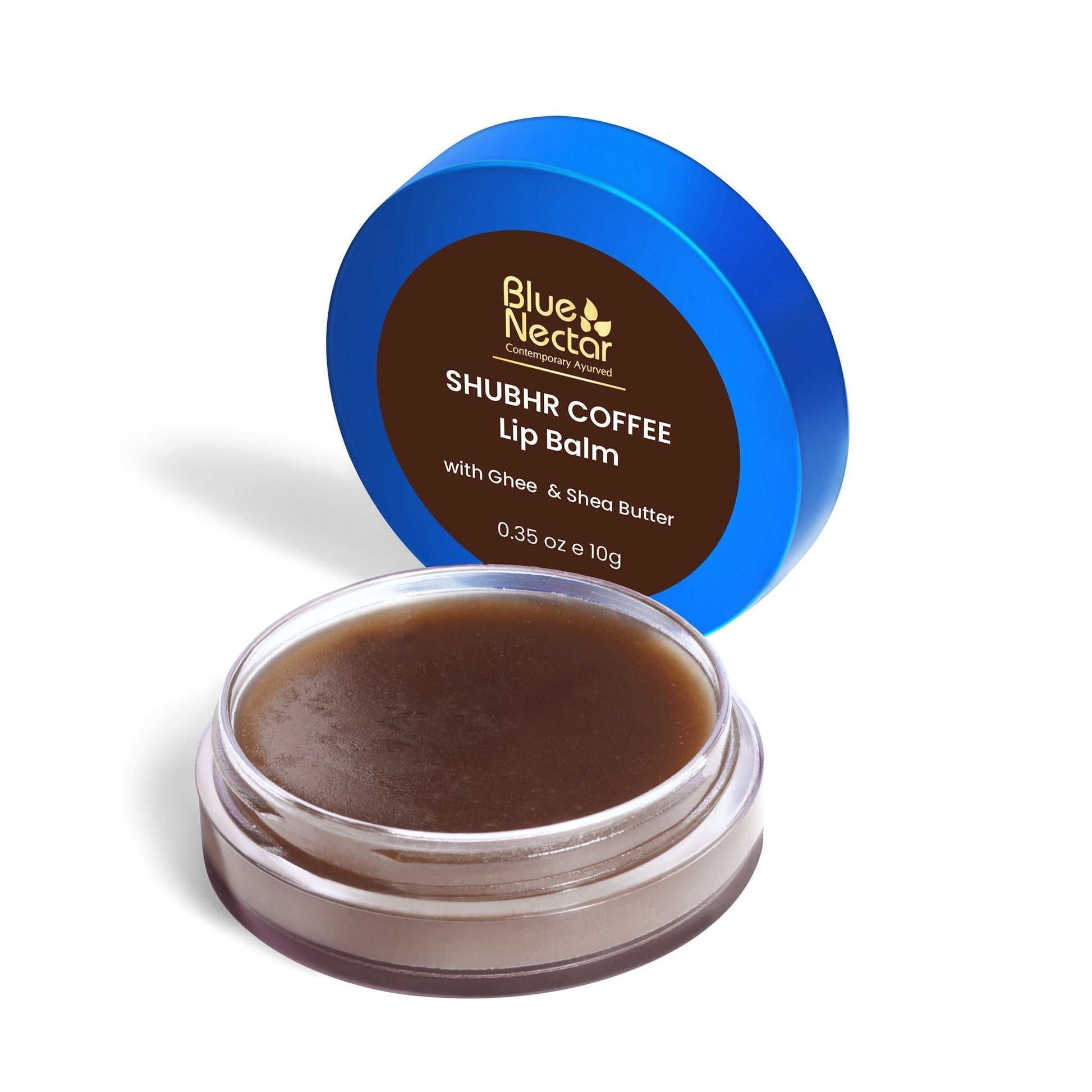 Shubhr Natural Lip Balm with goodness of Ghee ( 10 herbs , 10g ) (Green Apple) 10g
