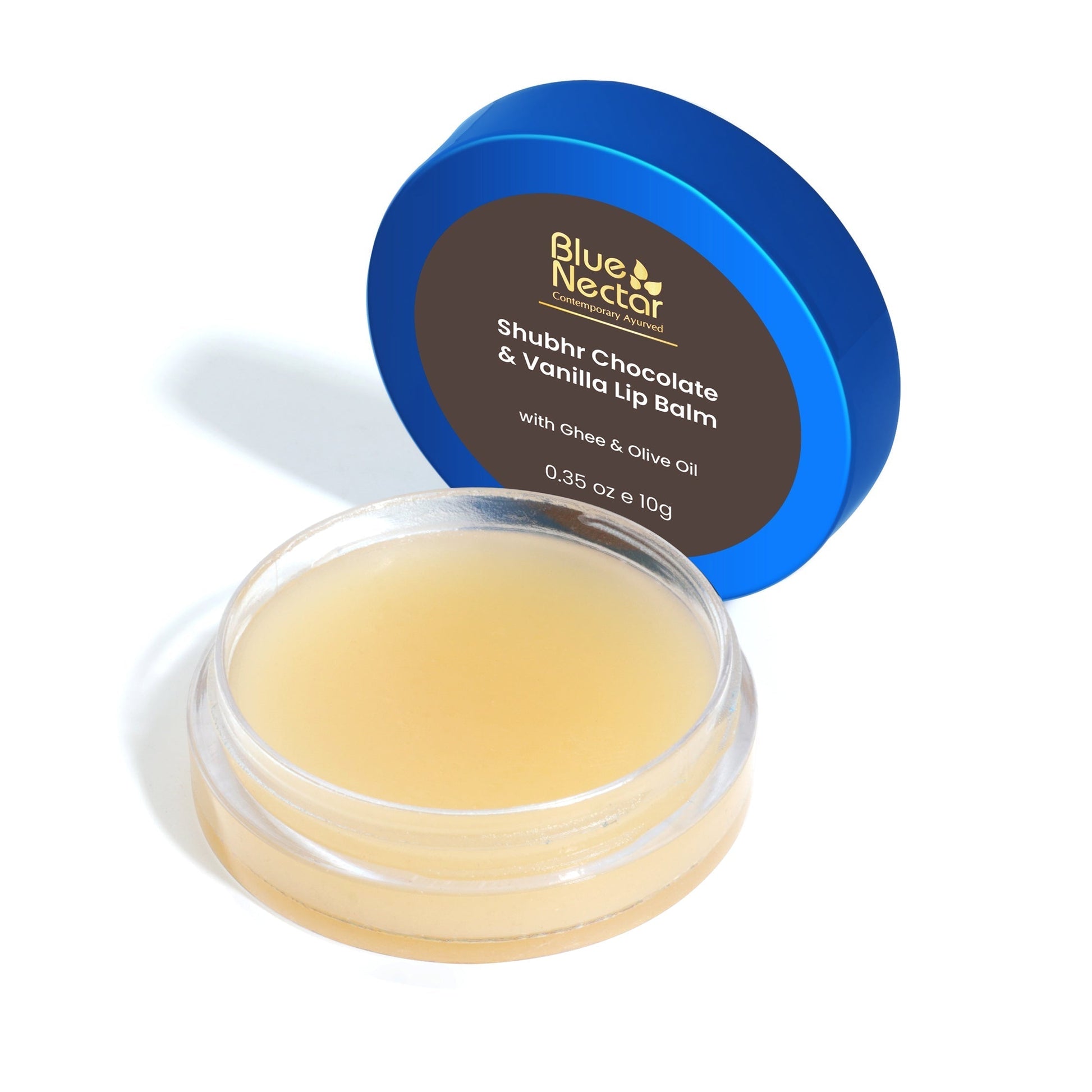 Shubhr Natural Lip Balm with goodness of Ghee ( 10 herbs , 10g ) (Coffee) 10g