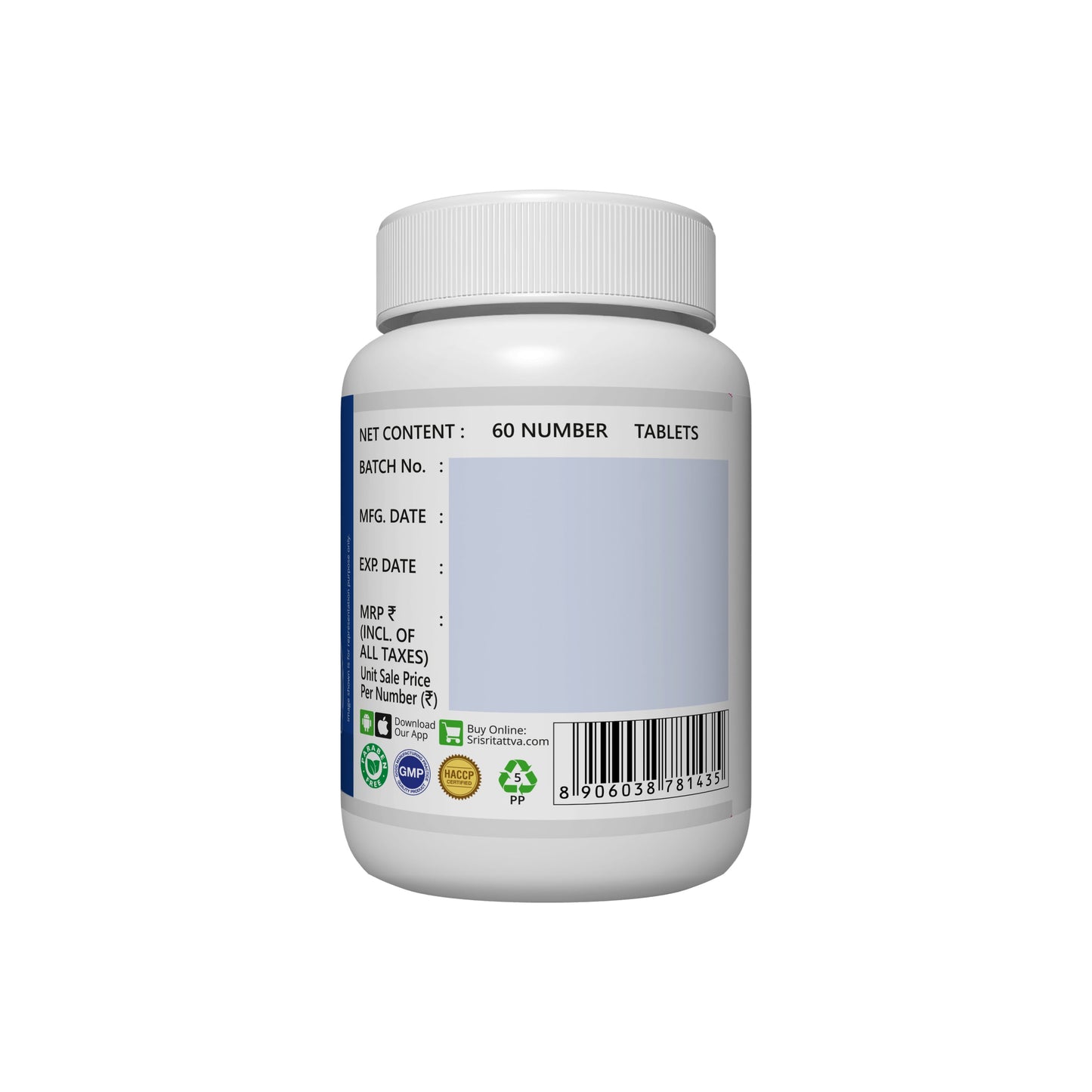 Navahridaya Kalpa | Cardiac Tonic | Ayurvedic Natural Product | 60 Tabs, 500 mg 500mg