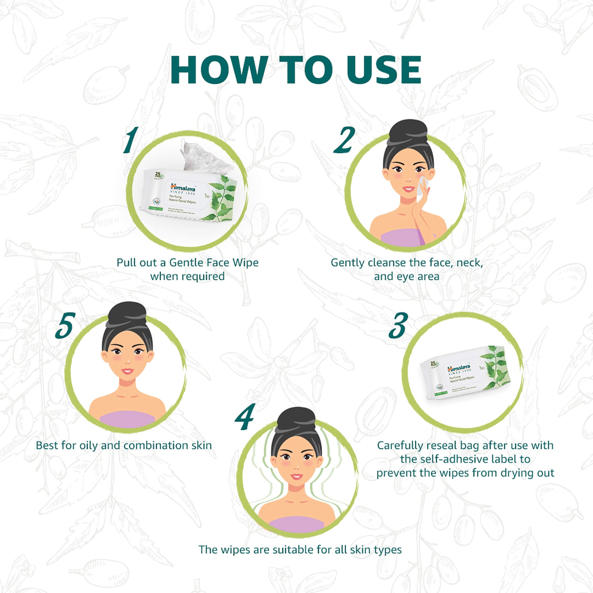 Purifying Neem Facial Wipes 10's