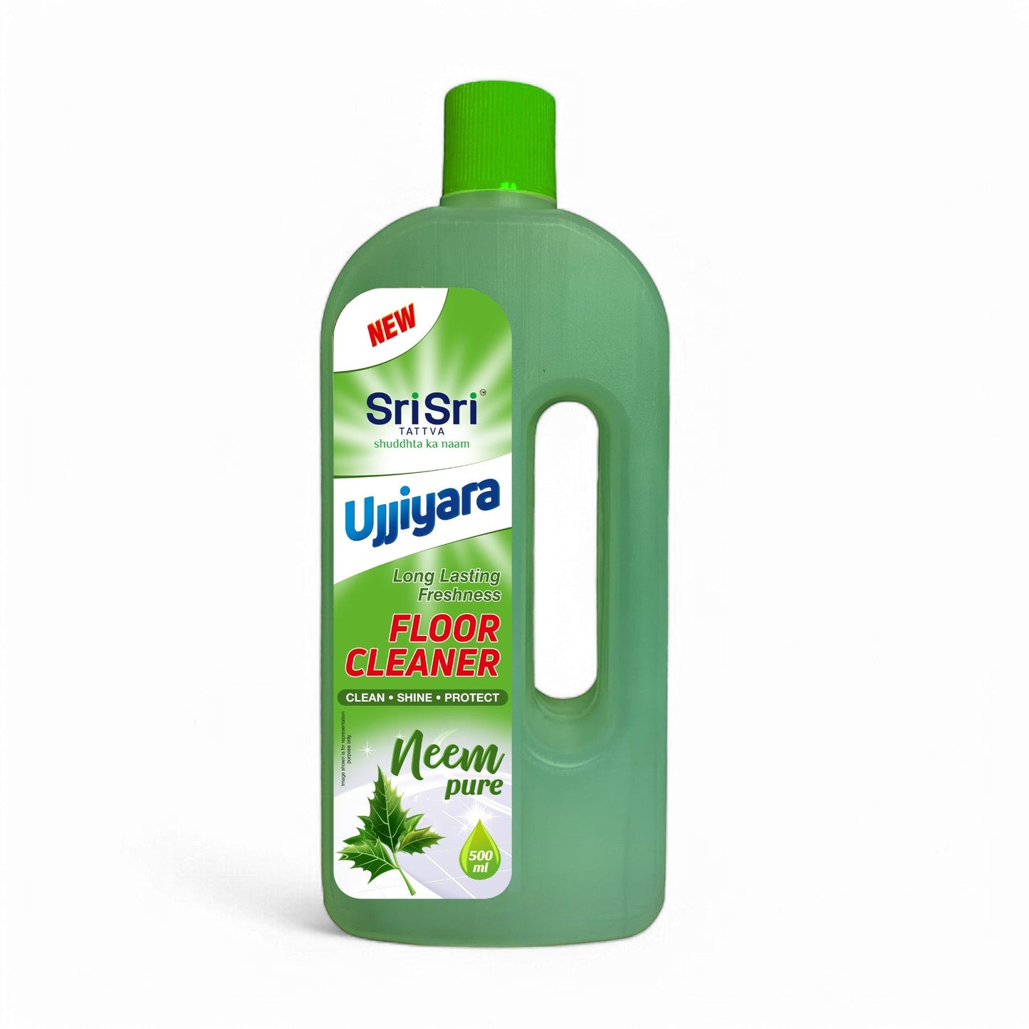 Ujjiyara Floor Cleaner Neem Pure - Long Lasting Freshness, 500ml (Buy 1 Get 1) 500ml