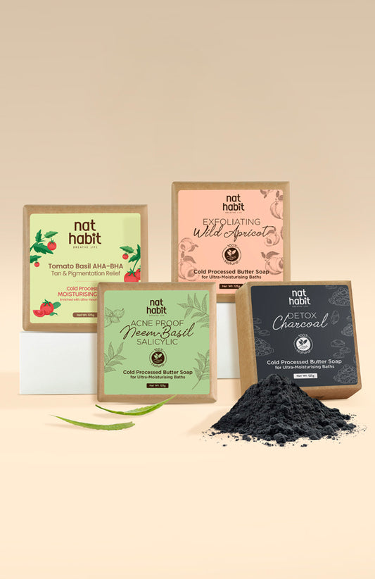 Deep Clean & Ultra Nourishing Soap Set Pack of 4 Combo Pack